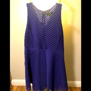 Massimo purple sleeveless dress